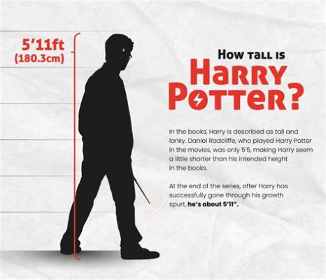 how tall is harry potter in the books - and what does this reveal about his character?